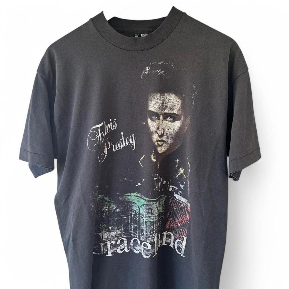 1992 Elvis Presley black vintage t-shirt  Size XL